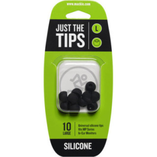 Mackie MP & CR Buds Large Silicone Black Tips Kit - Earpiece Set