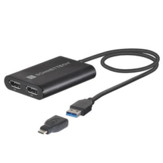 Sonnet USB3-DDP4K - Dual 4K 60Hz DisplayPort Adapter for M1 Thunderbolt Mac