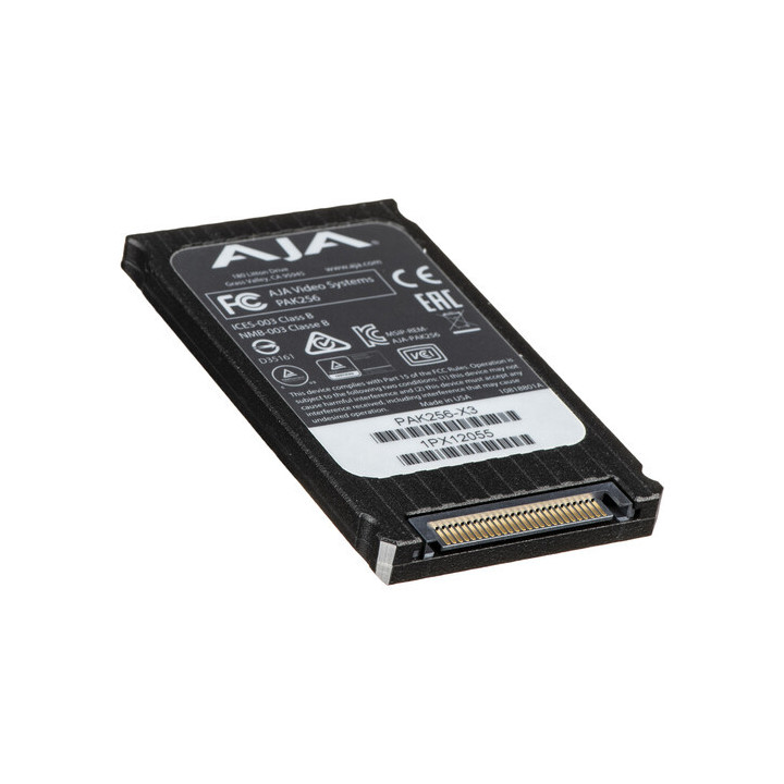 AJA PAK256-X3 - Pak 256GB SSD Module (exFAT)