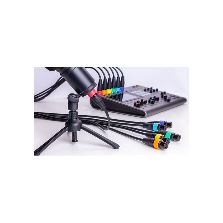 Zoom XLR-6c - Six Color ID Rings for XLR Plugs