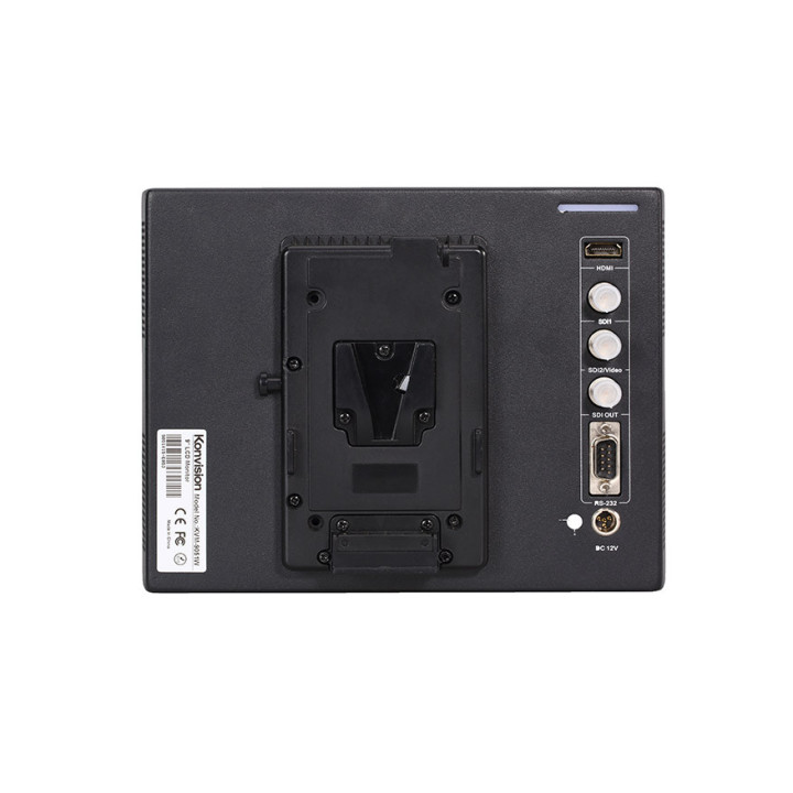 Konvision KVM-0960W - 9" 3G-SDI, FHD On Camera Monitor