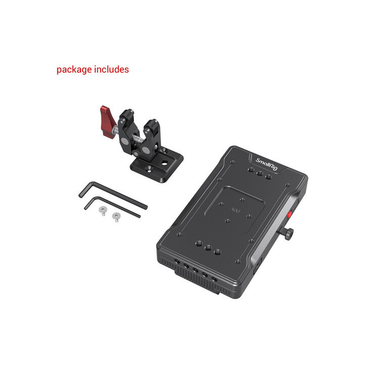 SmallRig 3202 - V Mount Battery Adapter Plate with Crab-Shaped Clamp