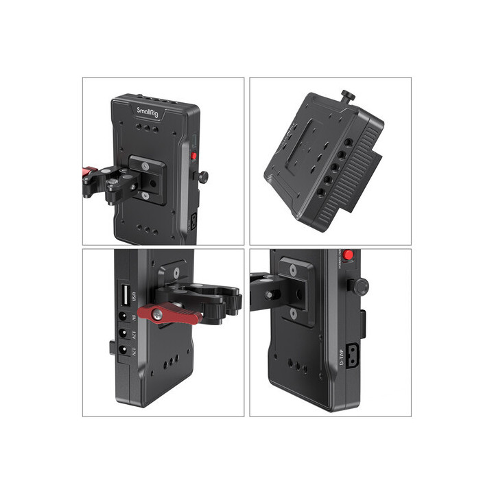 SmallRig 3202 - V Mount Battery Adapter Plate with Crab-Shaped Clamp