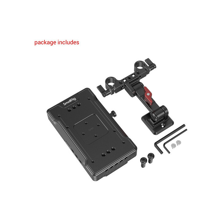 SmallRig 3204 - V Mount Battery Adapter Plate with Adjustable Arm