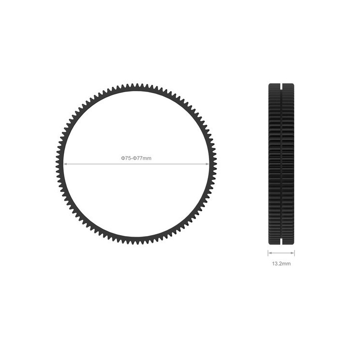 SmallRig 3294 - 75-77mm Diameter Seamless Focus Gear Ring