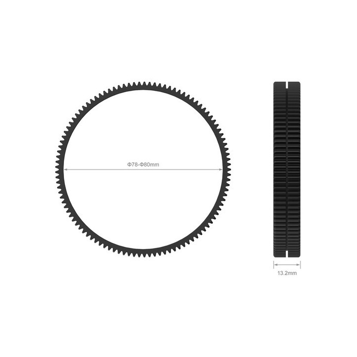 SmallRig 3295 - 78-80mm Diameter Seamless Focus Gear Ring