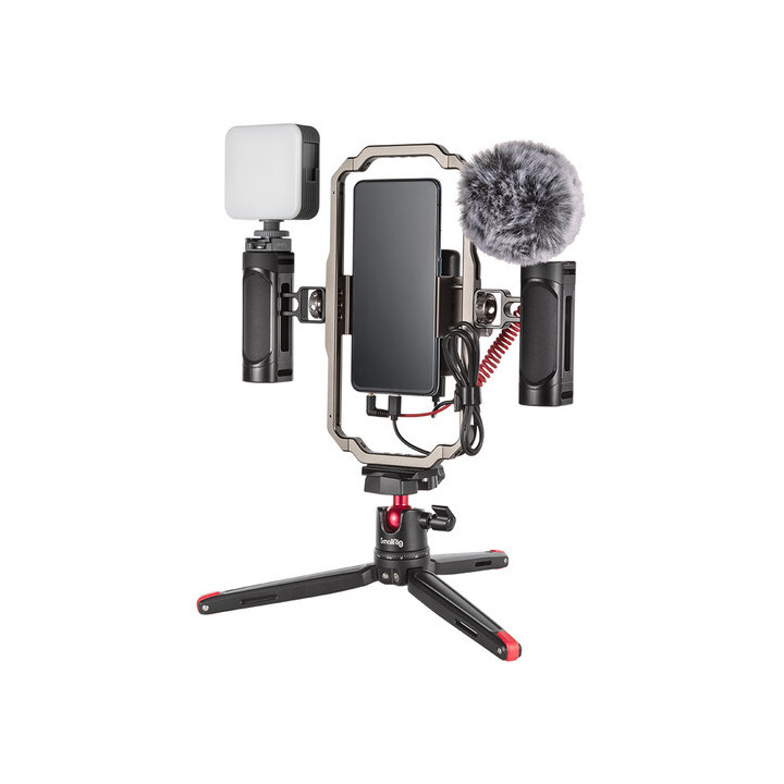 SmallRig 3384B - Professional Phone Video Rig Kit for Vlogging & Live Streaming