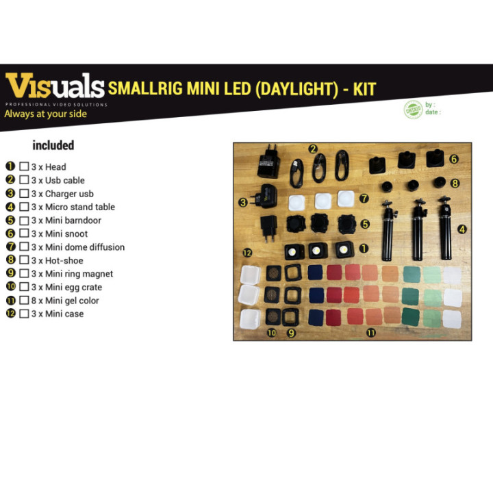 SmallRig 3469 - RM01 LED Video Light Kit
