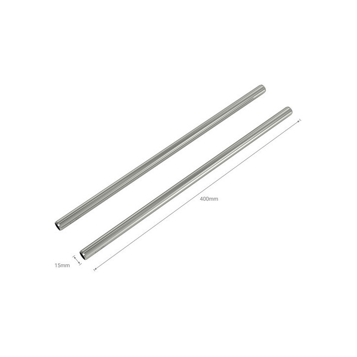 SmallRig 3684 - 15mm Stainless Steel Rod - 40cm 16" (2pcs)