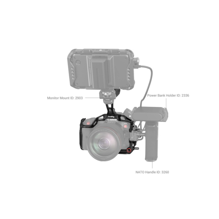 SmallRig 3891 - "Black Mamba" Handheld Kit for Canon EOS R5 C