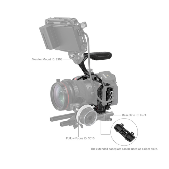 SmallRig 3891 - "Black Mamba" Handheld Kit for Canon EOS R5 C