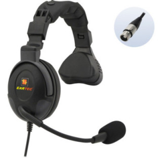 Eartec PS5XLRF21 - Proline Single Headset with 5-Pin XLR Female Connector