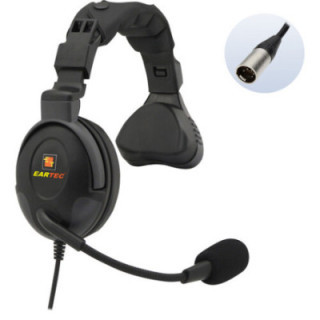 Eartec PS5XLRM21 - Proline Single Headset with 5-Pin XLR Male Connector