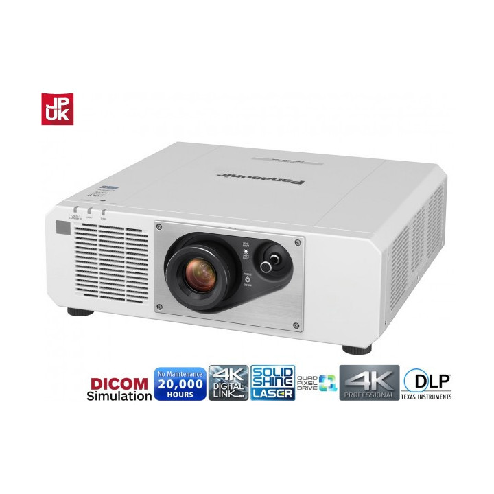 Panasonic PT-FRQ60WEJ - 1-Chip DLP Projector with Laser Technology, White