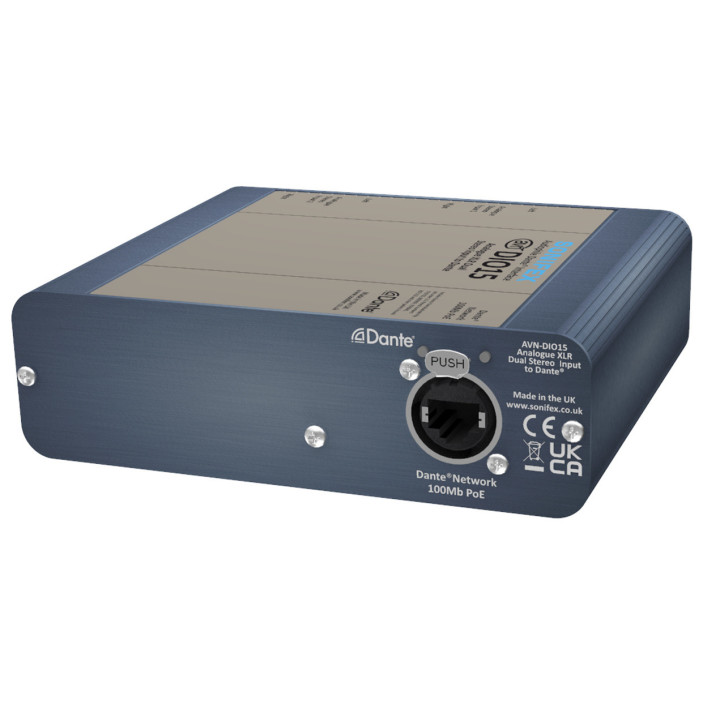 Sonifex AVN-DIO15 - 4 Analogue XLR Inputs to Dante