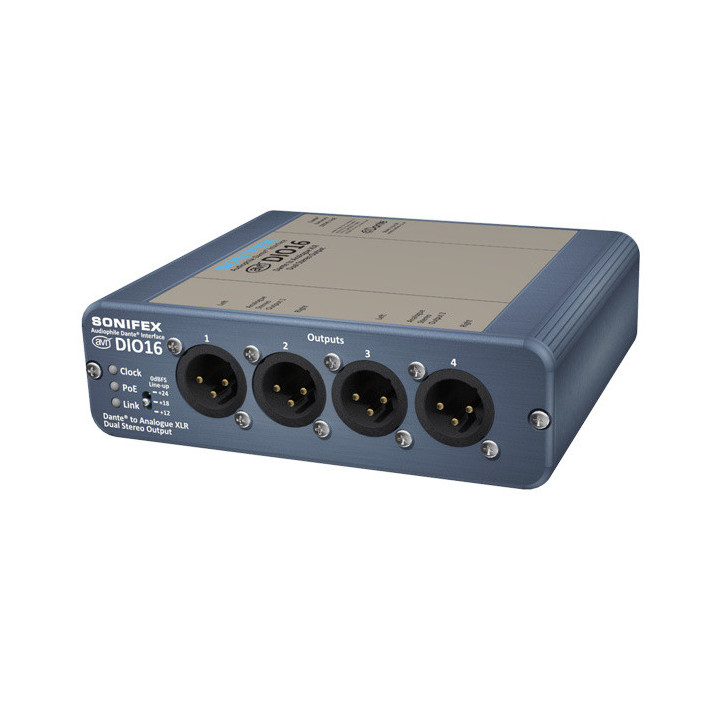 Sonifex AVN-DIO16 - Dante to 4 Analogue XLR Outputs