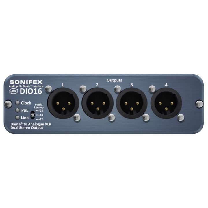 Sonifex AVN-DIO16 - Dante to 4 Analogue XLR Outputs