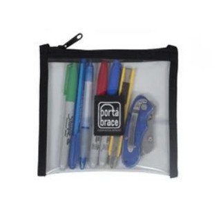 Portabrace POUCH-CLEARCABLESM - Clear Plastic Pouch to Organize Cables sm