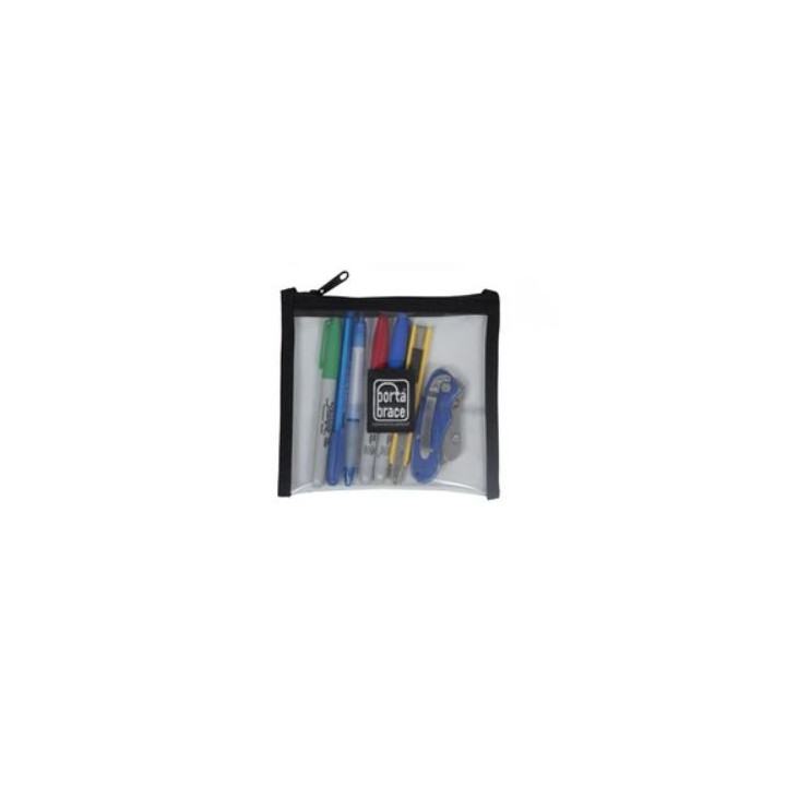 Portabrace POUCH-CLEARCABLESM - Clear Plastic Pouch to Organize Cables sm