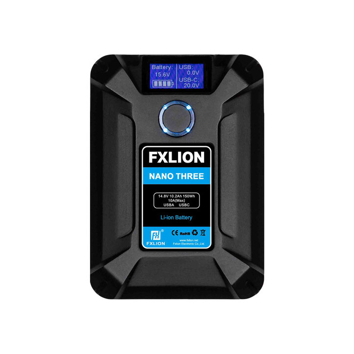 FXLION NANO THREE - Nano V-Mount Battery 14.8V, 150Wh