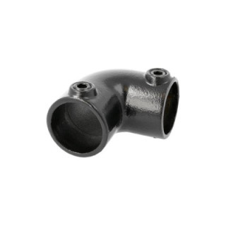 Doughty T1250001 - Pipe Clamp 90 Deg Elbow (Black)