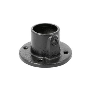 Doughty T1310001 - Pipe Clamp Base Flange (Black)