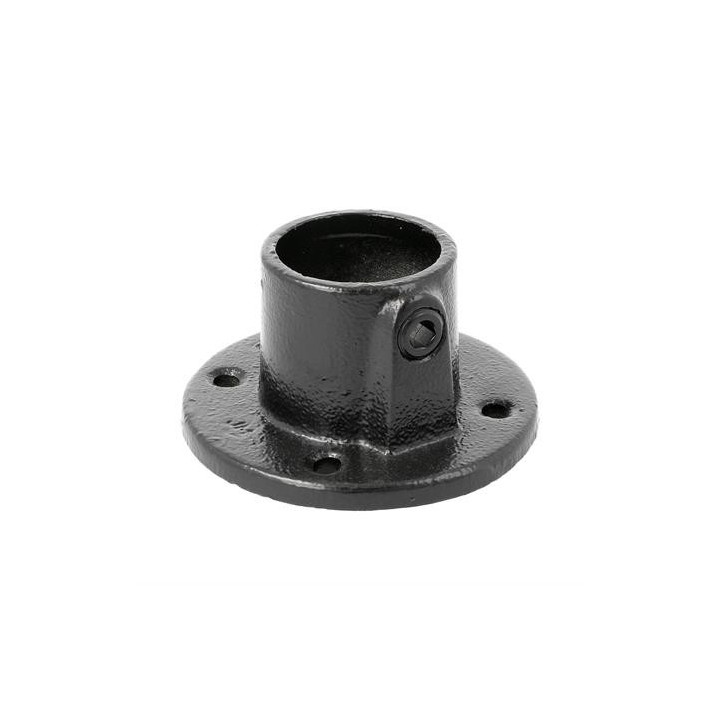 Doughty T1310001 - Pipe Clamp Base Flange (Black)