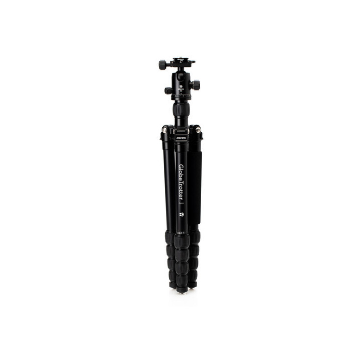 Mefoto MEBMGTABLK - GlobeTrotter Aluminum Travel Tripod Kit (Black)
