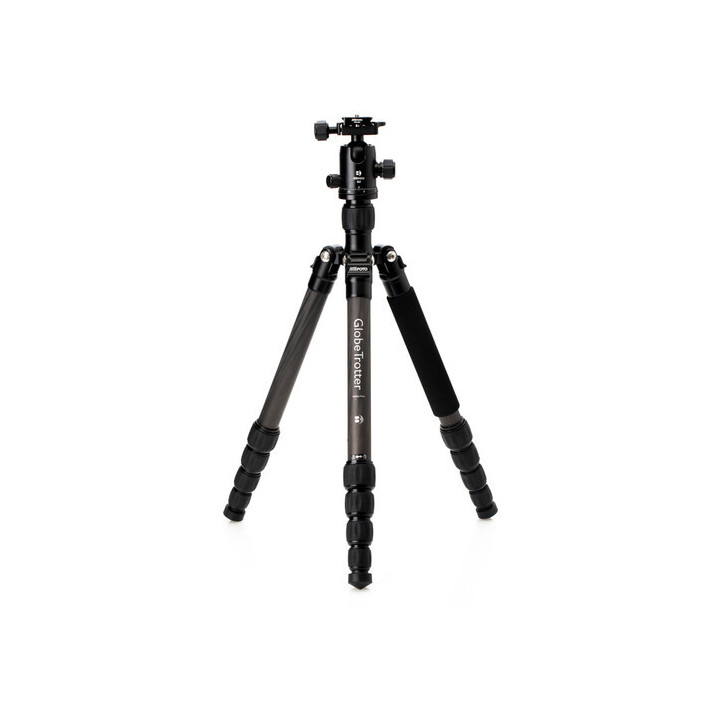 Mefoto MEBMGTCBLK - GlobeTrotter Carbon Fiber Travel Tripod Kit (Black)