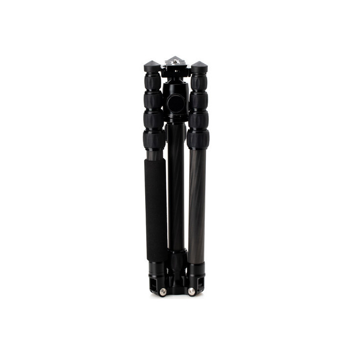 Mefoto MEBMGTCBLK - GlobeTrotter Carbon Fiber Travel Tripod Kit (Black)