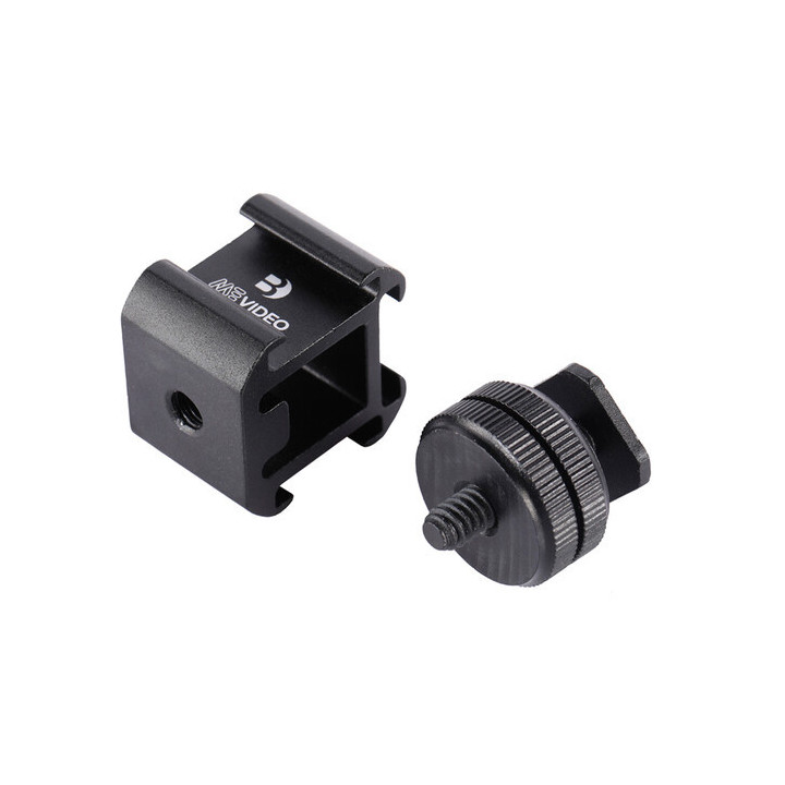 Mefoto MEBMLIVESHOE - Livestream Triple Cold Shoe Adapter