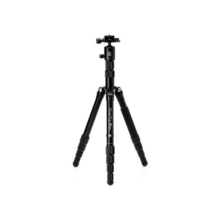 Mefoto MEBMRTPROABLK - RoadTrip Pro Aluminum Series 1 Travel Tripod with Ball Head and Monopod (Black)