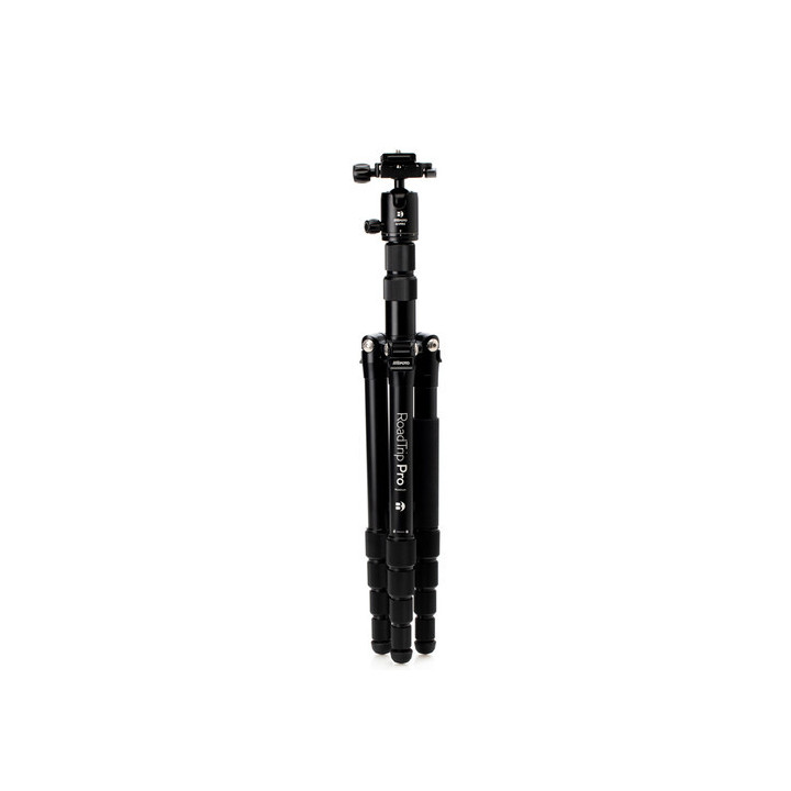 Mefoto MEBMRTPROABLK - RoadTrip Pro Aluminum Series 1 Travel Tripod with Ball Head and Monopod (Black)