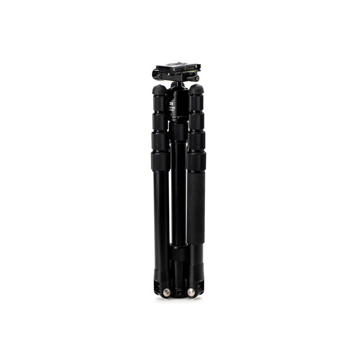 Mefoto MEBMRTPROABLK - RoadTrip Pro Aluminum Series 1 Travel Tripod with Ball Head and Monopod (Black)