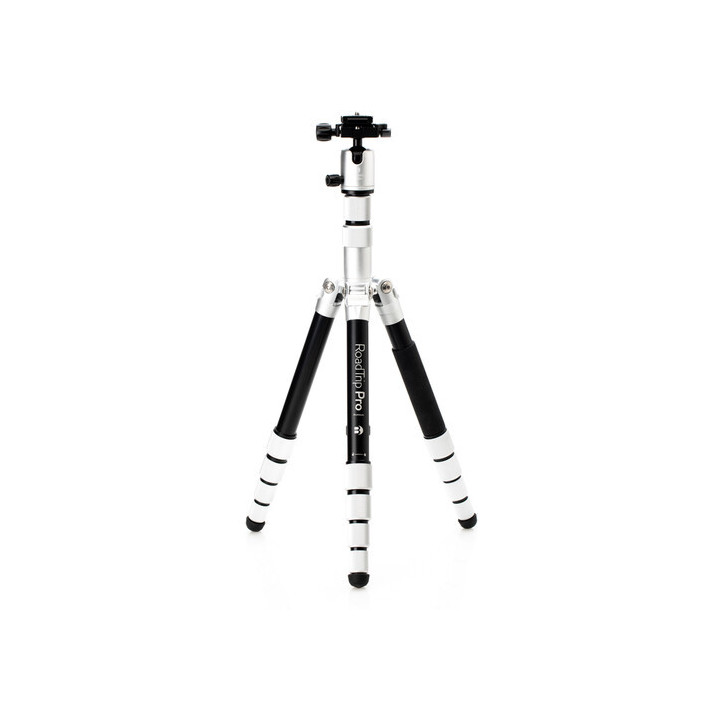 Mefoto MEBMRTPROASLV - RoadTrip Pro Aluminum Series 1 Travel Tripod with Ball Head and Monopod (Silver)