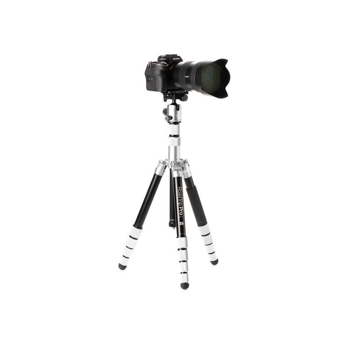 Mefoto MEBMRTPROASLV - RoadTrip Pro Aluminum Series 1 Travel Tripod with Ball Head and Monopod (Silver)