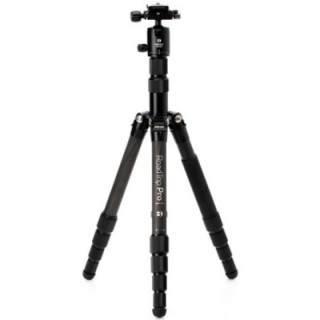 Mefoto MEBMRTPROCBLK - RoadTrip Pro Carbon Fiber Series 1 Travel Tripod with Ball Head and Monopod (Black)