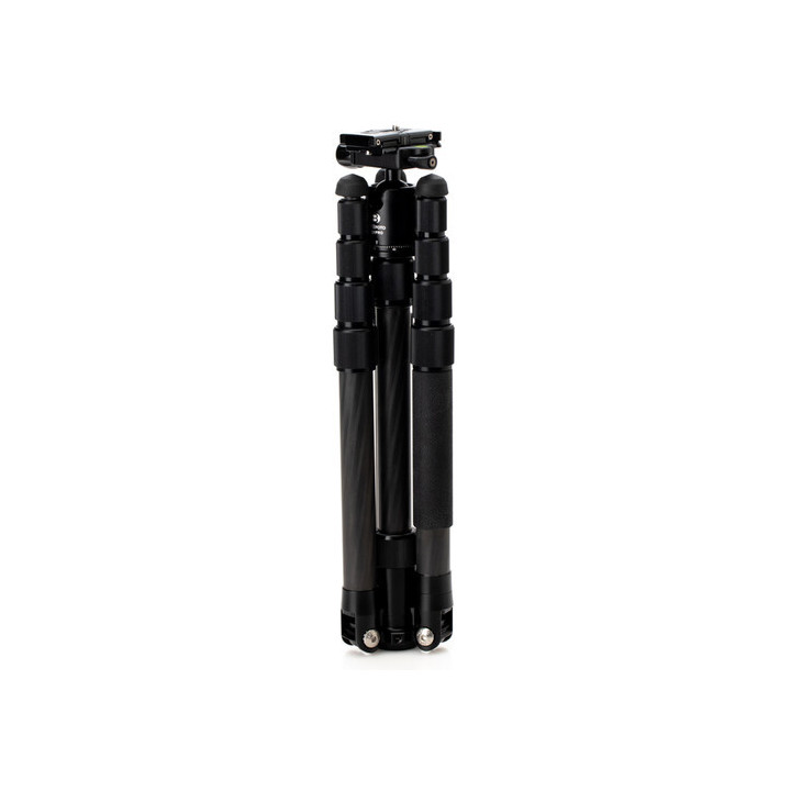Mefoto MEBMRTPROCBLK - RoadTrip Pro Carbon Fiber Series 1 Travel Tripod with Ball Head and Monopod (Black)