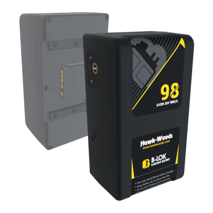 Hawkwoods BL-98 - 26V 98Wh B-Lok Lithium-Ion Battery