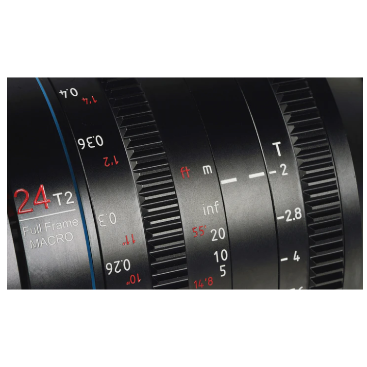 Sirui Jupiter EF24 - 24mm T2 Full-frame Marco Cine Lens(EF mount)