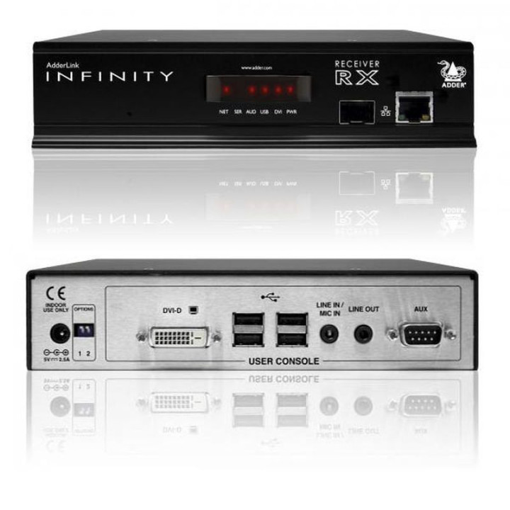 Adder ALIF1002R-RED - AdderLink Infinity Single with SFP