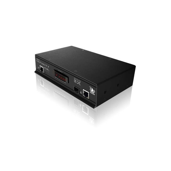 Adder ALIF2020R-RED - AdderLink Infinity Dual, Dual Head Single Link Receiver with PSU-RPS-5V-3M