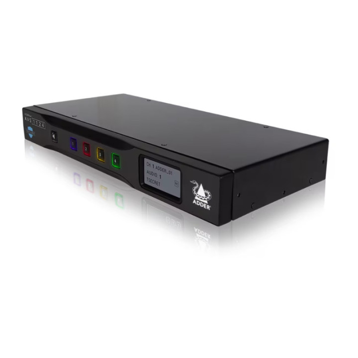 Adder AVS-1124 - ADDERView Secure 4 port DVI to HDMI multi-viewer switch