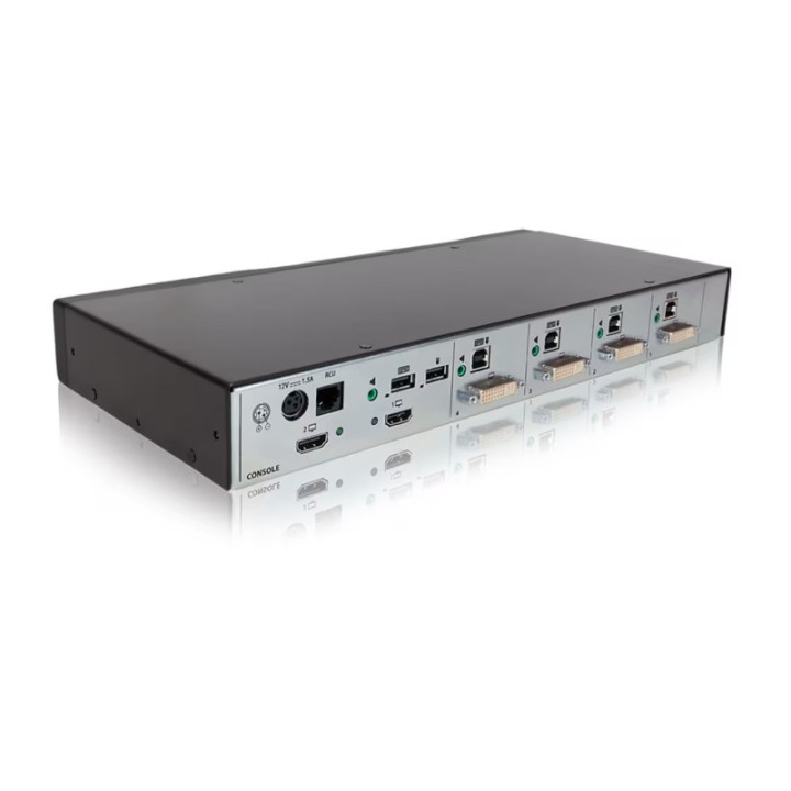 Adder AVS-1124 - ADDERView Secure 4 port DVI to HDMI multi-viewer switch