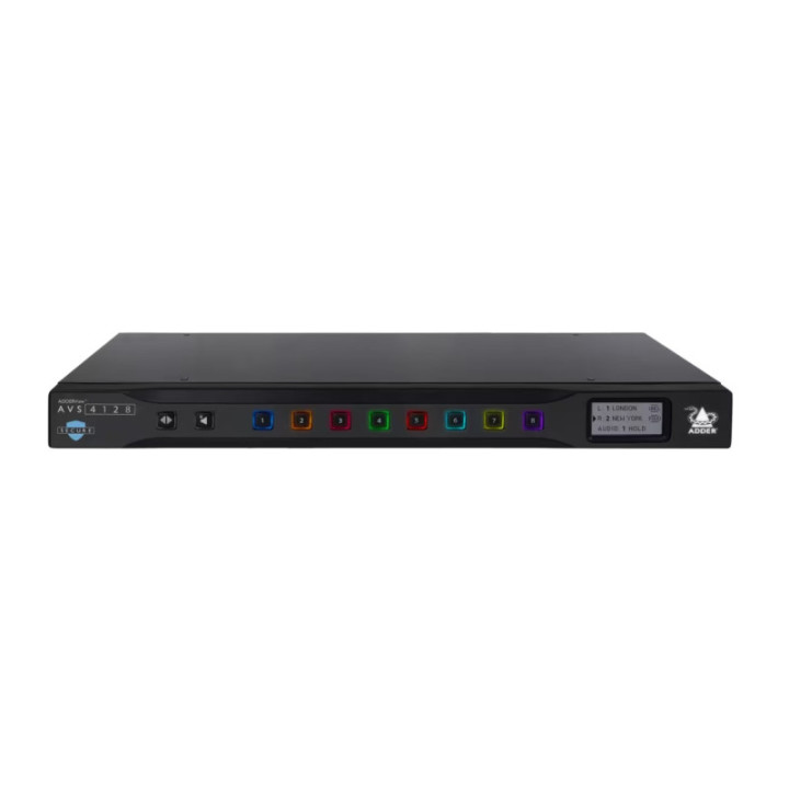 Adder AVS-4128 - ADDERView Secure 8 port DP HDMI flexi-switch