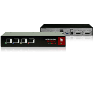 Adder AVSC1104 - Secure KVM Switch with USB