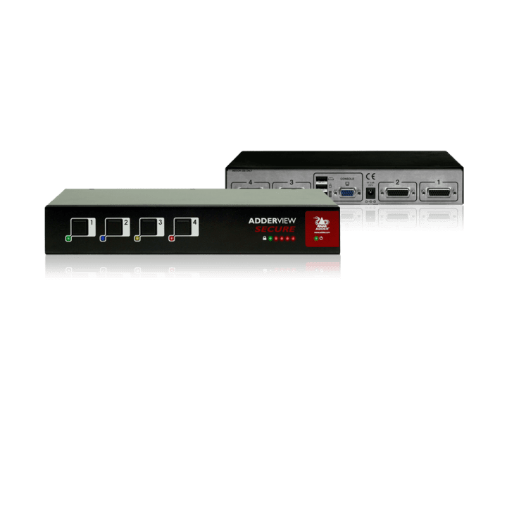 Adder AVSC1104 - Secure KVM Switch with USB
