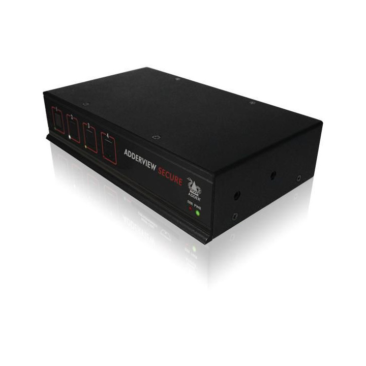 Adder AVSD1004 - Secure KVM Switch with USB