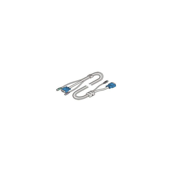 Adder CCSUN-5M - KVM Interface Cable Sun 8 Pin & VGA - PS/2  & VGA 5m