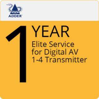 Adder ES-ALDV-104T - 1 Year Elite Service Digital AV 1-4 Transmitter